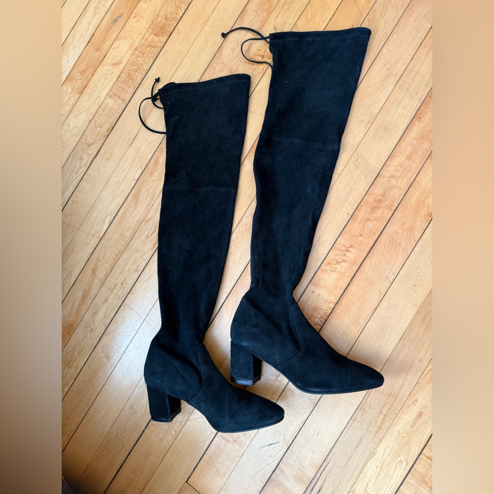 Stuart Weitzman Black Over the Knee Boots